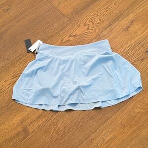 TNA Light Blue Athletic Skort with Flared Hem